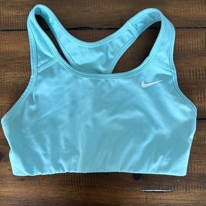 Nike sports bra pastel blue XS